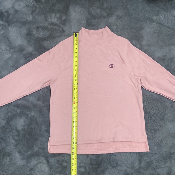 Mauve pink Champion turtleneck sweater - Picture 2 of 6